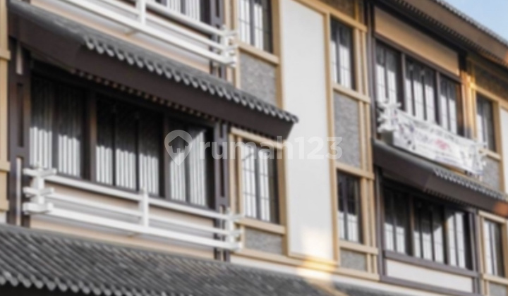 Hanya 27 Juta Atau 3,4m Jual Rukan Euro Asia 4,5x10 Jepang Osaka Samping Taman Doa Akita Pik 2 - Sell Shophouse 4,5x10 Type Japan 3 Floor Pik2 Near Lady Of Akita