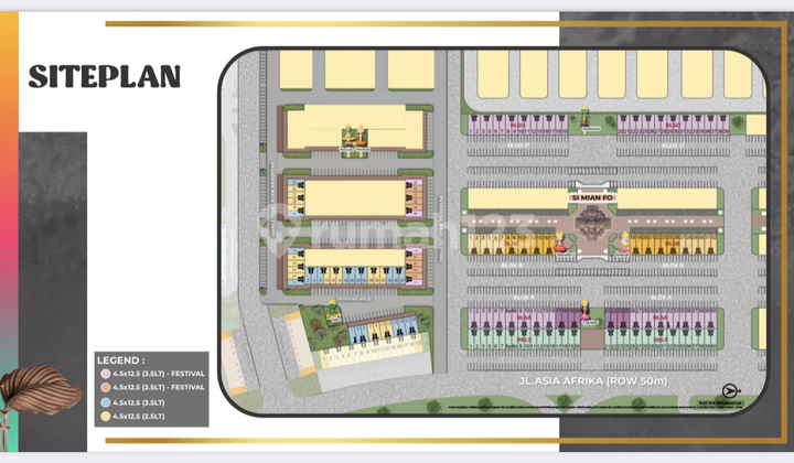 Jual Hanya 21 Juta Atau 3,1m Rukan Pasadena Walk 4,5x12,5 Festival 2,5 Lantai Samping Milenial Park Dan Si Mian Fo Pik2 - Sell Shop House Pasadena Walk 4,5x12,5 Festival 2,5 Floor Side Milenial Park And Si Mian Fo Pik 2