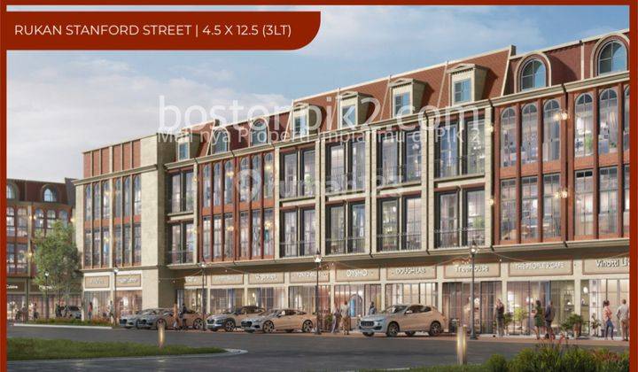 Jual Cicilan 73 Juta Rukan Ruko Stanford Street Pik 2 4,5x12,5 Lb 197 M2 3 Lantai Program Dp 0% Selama 5 Tahun 1