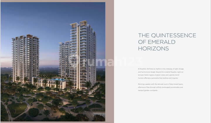 For Sale Apartment Dubai Hills Estate Tower Rosehill Block B 1 Bedroom 69 Sq M - Sell Apartment Dubai Hills Estate Rosehill 69 Sq M 1 Bedroom By Emaar 2