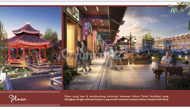 Jual 46 Juta Atau 6,1m Rukan Petak Sembilan 9 Cin Te Yen 4,5x22 Hoek Type Ruko Plaza 2 Muka Pik2 - Sell Shop House Petak Sembilan 9 Cin Te Yen 4,5x22 Corner Pik 2 Plaza 2 Face