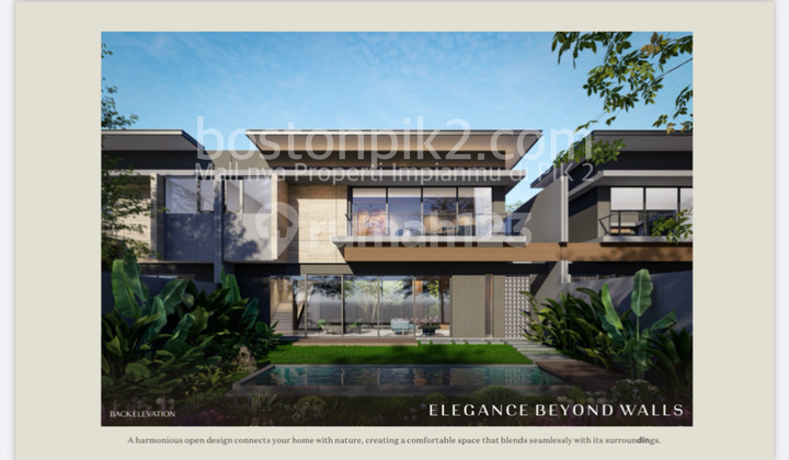 For Sale Installment 138 Million The Padma Cluster Bharata PIK 2 450 M2 15x30 DP 0% for 2 Years Premium Luxury