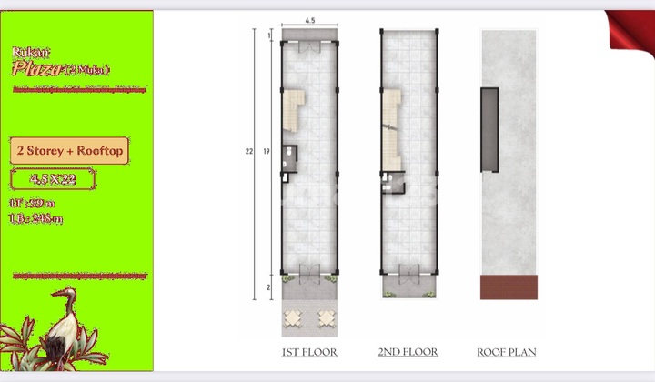 Jual 37 Juta Atau 4,7m Rukan Petak Sembilan 9 Cin Te Yen 4,5x22 Type Ruko Plaza 2 Muka Pik2 - Sell Shop House Petak Sembilan 9 Cin Te Yen 4,5x22 Pik 2 Plaza 2 Face