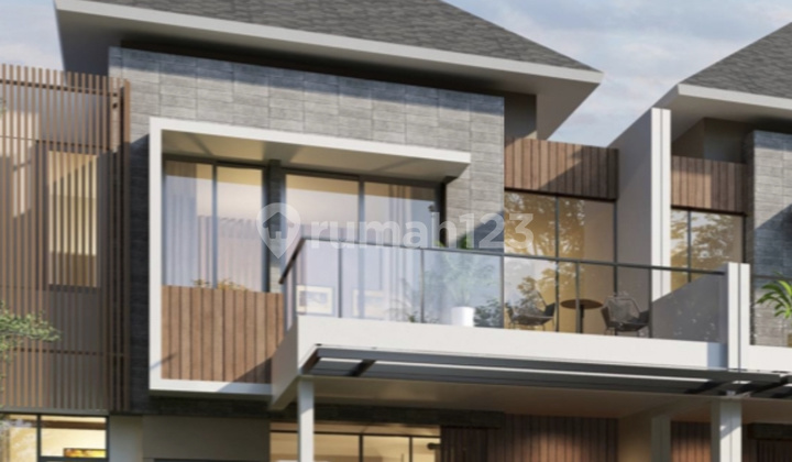 For Sale Only 22.5 Million or 6.9m House 10x20 Fuchsia 200 Sqm Permata Hijau Residence PIK2 - Sell House 10x20 200 Sqm 2 Floors Permata Hijau Residence PIK 2