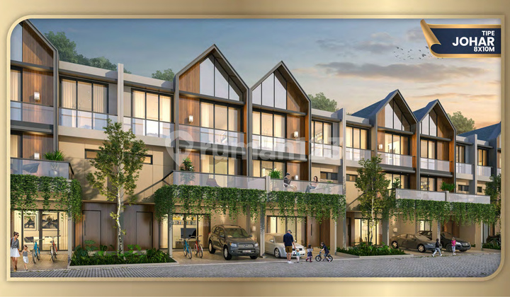 Jual Cicil 26 Juta Atau 3,6m Rumah Sapporo Residences 8x10 Johar 3 Lantai Samping Pasir Putih Villa Pik2 - Sell House Sapporo 80 Sqm 8x10 Johar 3 Floor Side Of Pasir Putih Villa Pik 2