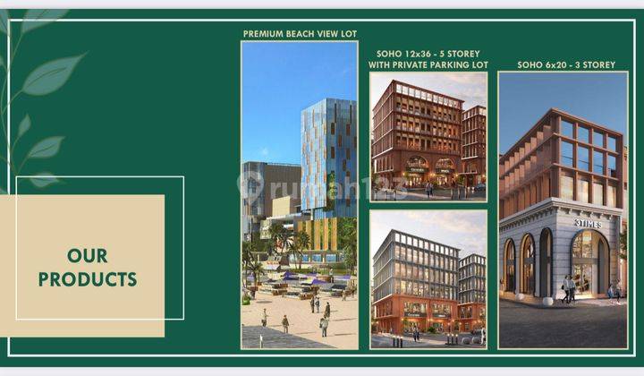 Jual Hanya 502 Juta Soho Ginza Pik 2 432 M2 12x36 Paradise 5 Lantai Program Dp 0% Selama 5 Tahun - Sell Only 502 Million Soho Ginza 12x36 432 M2 Paradise 1