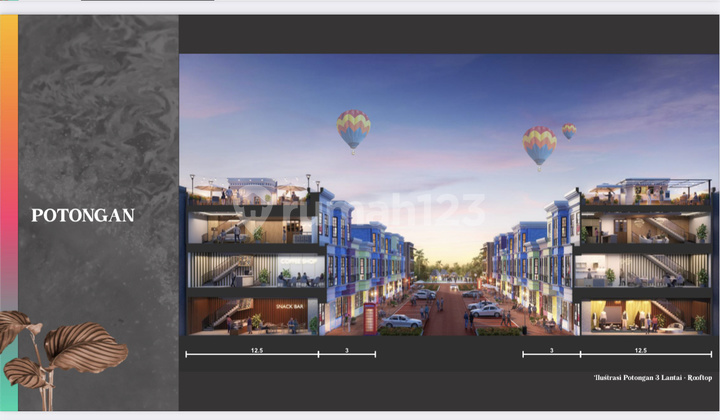 Jual Hanya 24 Juta Atau 3,6m Rukan Pasadena Walk 4,5x12,5 3,5 Lantai Samping Milenial Park Dan Si Mian Fo Pik2 - Sell Shop House Pasadena Walk 4,5x12,5 3,5 Floor Side Milenial Park And Si Mian Fo Pik 2