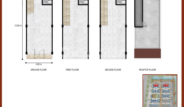 Jual Cicilan 27 Juta Rukan Ruko Stanford Promenade Badan Pik 2 4,5x12,5 Lb 197 M2 3 Lantai Program Dp 0% Selama 24 Bulan
