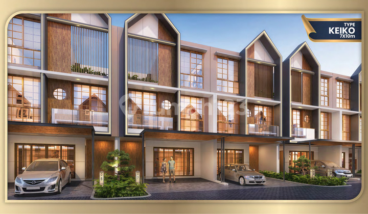 Installment Sale 23 Million Or 3.3 Billion Sapporo Residences House 8.5x10 Keiko Corner 3 Floors Beside Pasir Putih Villa PIK2 - Selling Sapporo 84 Sqm 8.5x10 Keiko Corner 3 Floors Next to Pasir Putih Villa PIK 2