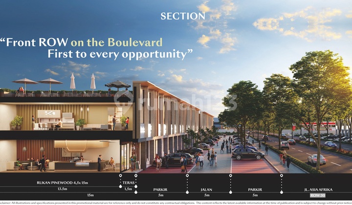 Jual Cicil 90 Juta 60x Rukan Pinewood Samping Casa Montana Pik2 - Sell Shophouse Pinewood Near Casa Montana Pik 2