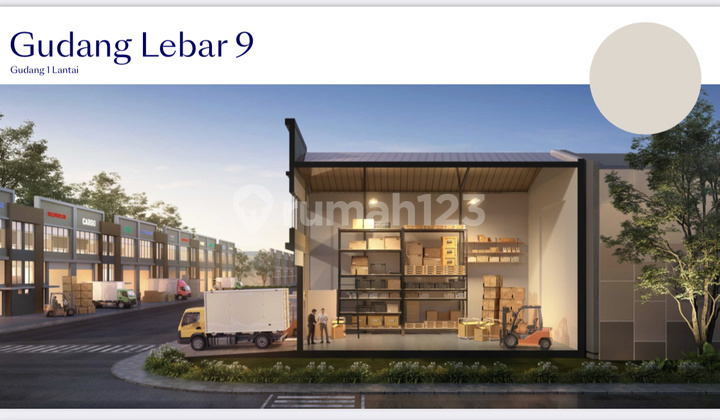 Jual Hanya 39 Juta Gudang Bizpark Pik 2 9x20 Multiguna Program Dp 0% Selama 2 Tahun - Sell Only 39 Million Warehouse Bizpark Pik 2 9x20 3 In One