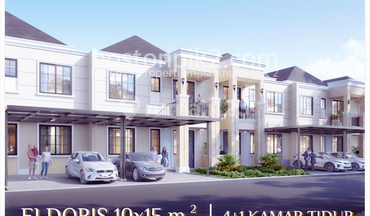 Installment Sale 146 Million Bagan Cluster Kapitan 2 Pik 2 House 10x15 Eldoris Hoek 193 M2 2 Floors Gradual Payment 60 Months