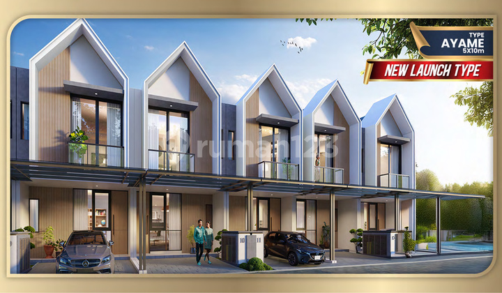 Jual Cicil 14 Juta Atau 1,9 Milyar Rumah Sapporo Residences 5x10 Ayame 2 Lantai Samping Pasir Putih Villa Pik2 - Sell House Sapporo 5x10 Ayame 2 Floor Side Of Pasir Putih Villa Pik 2