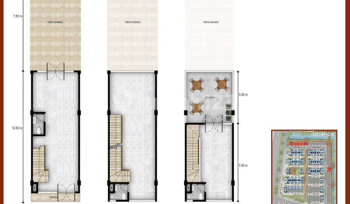 Jual Cicilan 116 Juta Rukan Ruko Stanford Promenade Lake Badan Pik 2 4,5x12,5 Lt 56 M2 Lb 158 M2 3 Lantai Program Dp 0% Selama 60 Bulan