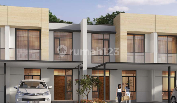 Installment Sale 27 Million or 3.9 Billion, House in Villa Pasir Putih 5 Cluster, 9x12.5 Size, Cemara Corner, 2 Floors, PIK2