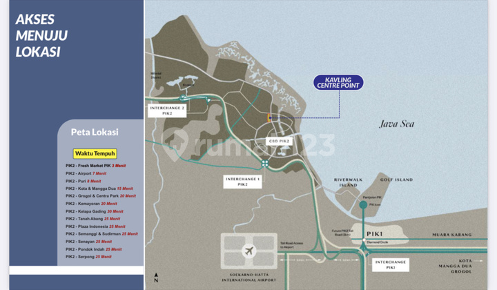 Jual Cicilan 50 Juta Big Box Tanah Kavling Centre Point Blok Kcp 3 Pik 2 4241 M2 Dp 0% Cicil 36 Bulan Pusat Cbd Komerisal Pik