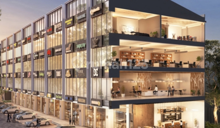 Jual Hanya 47 Juta Atau 7,3m Rukan Asia Afrika 75 M2 5x15 Hoek 4 Lantai Jalan Boulevard Row 50 Meter Pik2 - Sell Shop House Soho 5x15 4 Floor Jl Asia Afrika Boulevard Row 50m Pik2