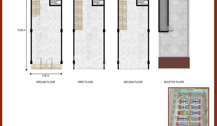 Jual Cicilan 46 Juta Rukan Ruko Stanford Promenade Lake Hoek Pik 2 4,5x12,5 Lt 56 M2 Lb 158 M2 3 Lantai Program Dp 0% Selama 24 Bulan