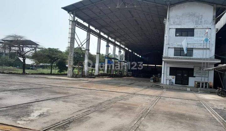 Gudang Murah Luas 10560 m². Harga Hitung Tanah Bonus Bangunan 1