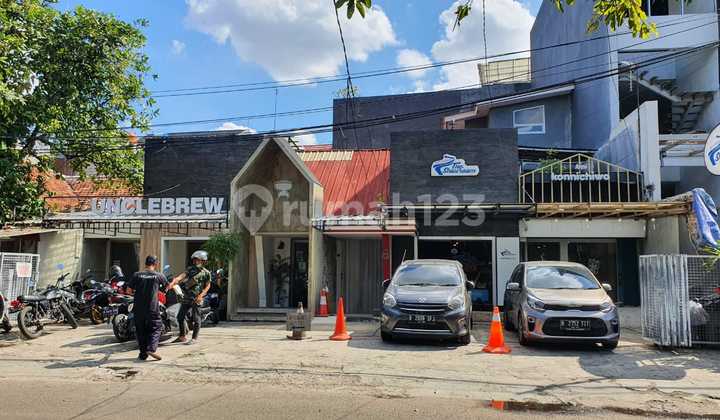 For Sale Fast Land with Business Space in Tebet Barat Dalam, Strategic Location Facing Main Road