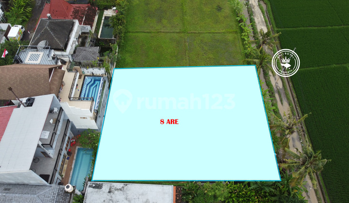 Tanah 800 m2 SHM Beraban, Tabanan Lingkungan Villa