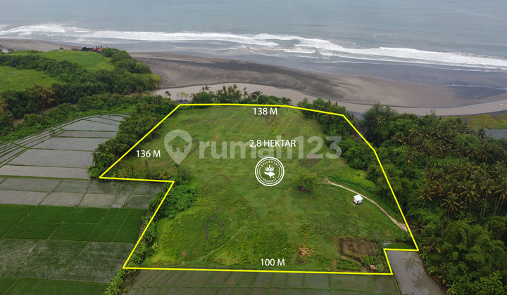 Tanah 28000 M2 SHM Kelating,Tabanan Los pantai