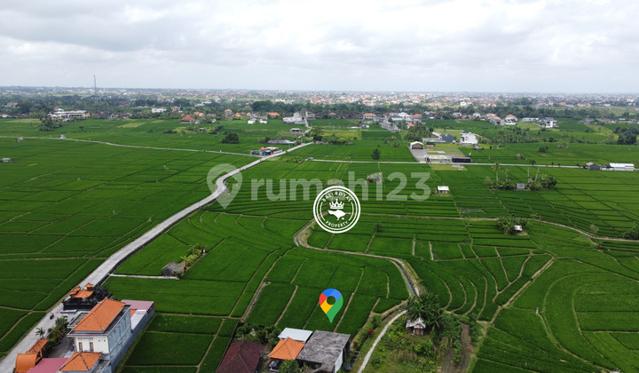 Tanah 1000 M2 shm Nyanyi Tanah lot, tabanan view sawah
