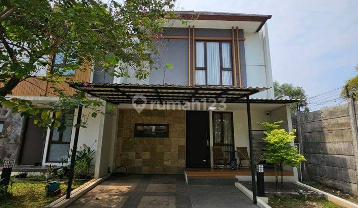 Dijual Rumah Modern Minimalist Dalam Cluster Semi Furnish di Bsd City 1