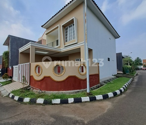 Rumah Baru, Bangunan Mandiri, Hook, 2 Lantai, di Cluster Banjar Wijaya 2