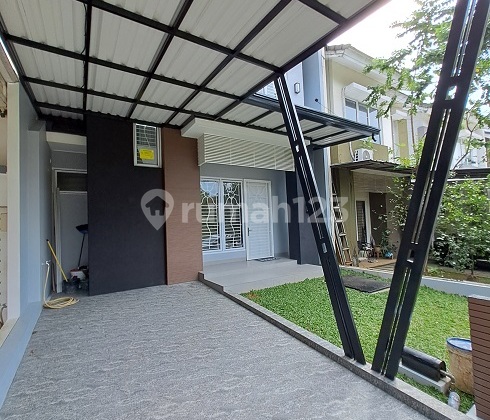 Rumah Siap Huni, Renovasi, Utara, View Taman, di Cluster Delatinos BSD 2