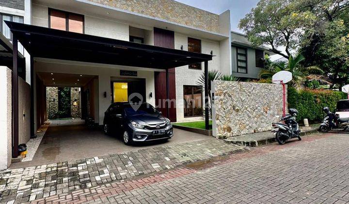 DIJUAL CILANDAK TOWNHOUSE DESIGN MODERN TROPIS 2