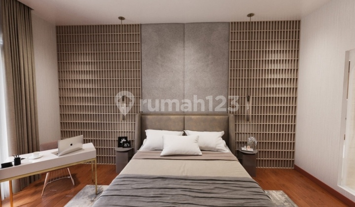 Rumah Villa Estetik 2 Lantai Mewah Yg Tdk Nempel Kiri Kanan Dan Ada Backyard Di Sentul City