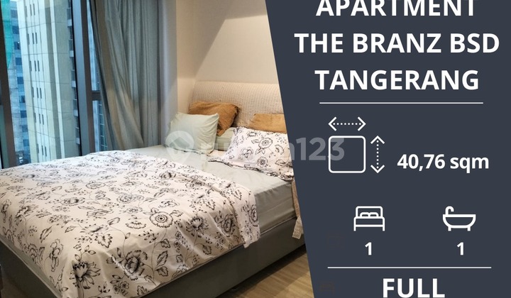 For Sale Fast Brand New Apartment Unit at The Branz BSD City Ready to Live In Fully Furnished