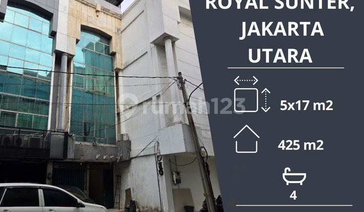 For Quick Sale: Royal Sunter Shophouse Unit in North Jakarta, 5 Floors, Negotiable Price, East Facing. For Quick Sale: Royal Sunter Shophouse Unit in North Jakarta, 5 Floors, Negotiable Price, East Facing.