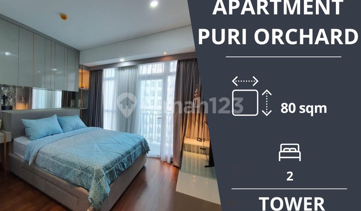 Dijual cepat unit apartement puri orchard tower magnolia suite type president suite harga nego full furnish  1