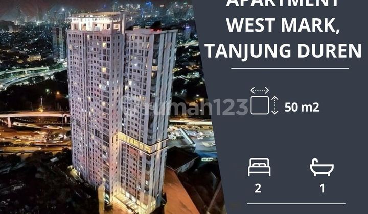 Dijual cepat unit apartement west mark type corner 