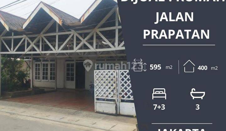 Dijual Cepat Unit Rumah di Jalan Prapatan Kramat Kwitang Jakarta Pusat  1