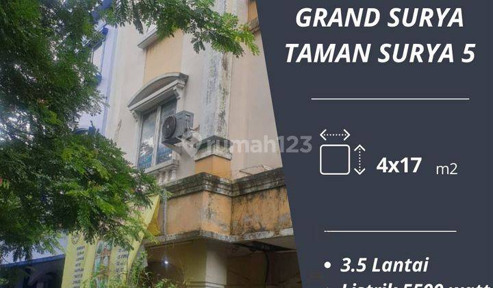 Disewakan Cepat Unit Ruko di Grand Surya Taman Surya 5 1