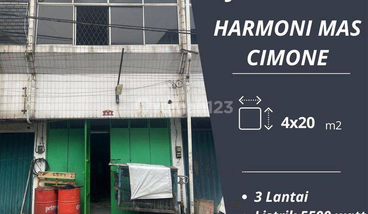 Dijual Cepat Unit Ruko di Komplek Ruko Harmoni Mas Cimone Tangerang 1