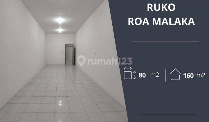 Dijual Cepat Unit Ruko di Jalan Pintu Kecil Roa Malaka 1