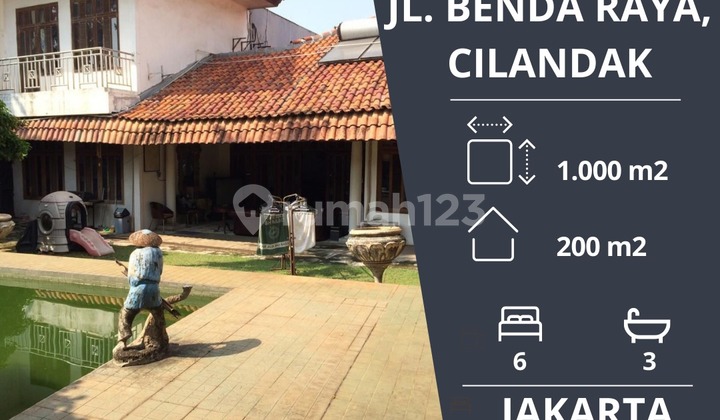Dijual Cepat Unit Rumah Hitung Tanah Saja di Jalan Benda Raya Cilandak Timur Jakarta Selatan 1