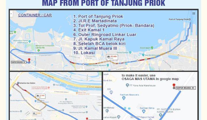 Disewakan Cepat Gudang Atau Pabrik di Kamal Muara Jakarta Utara 2