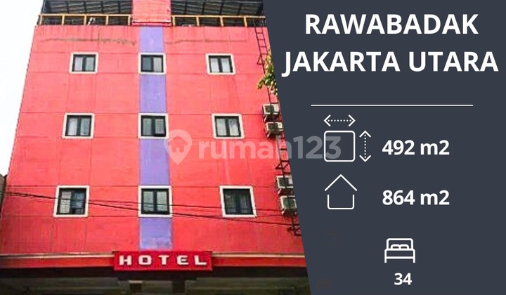 For quick sale: hotel unit on Cempaka Street, Rawabadak Utara, Koja, North Jakarta. For quick sale: hotel unit on Cempaka Street, Rawabadak Utara, Koja, North Jakarta.