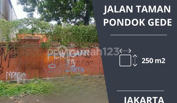 Dijual cepat tanah di perumahan taman pondok gede harga nego 