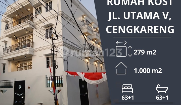Dijual cepat rumah kost di jalan utama cengkareng jakarta barat dengan okupansi diatas 95 persen harga nego full furnish Dijual cepat rumah kost di jalan utama cengkareng jakarta barat dengan okupansi diatas 95 persen harga nego full furnish