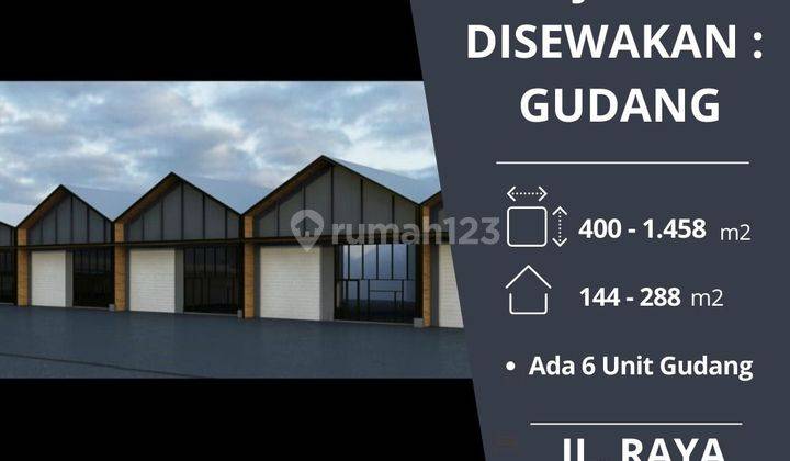 Dijual Cepat Unit Gudang di Jalan Raya Jatake Legok Banten 1