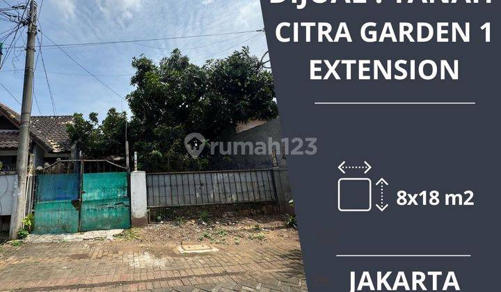 Dijual cepat unit rumah hitung tanah saja di citra 1 extention di dalam cluster. 1