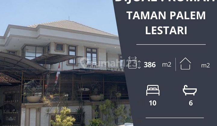 Dijual Cepat Rumah Hoek di Taman Palem Lestari Jakarta Barat 1