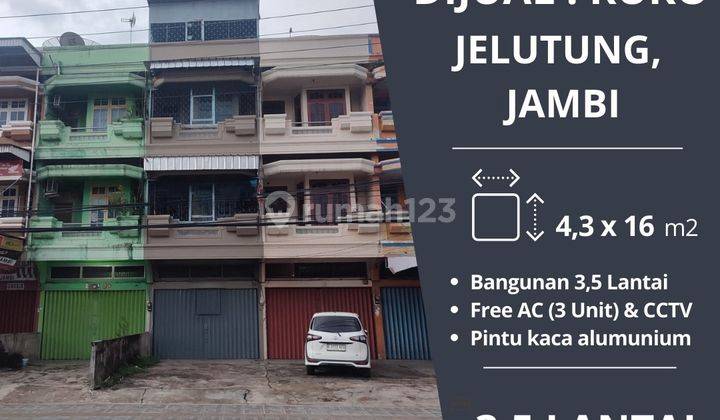 Dijual Cepat Ruko di Jalan Hayam Wuruk, Jelutung, Kota Jambi 1