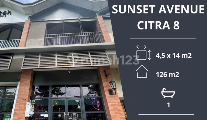 Dijual cepat ruko di sunset avenue citra 8 good view harga nego Dijual cepat ruko di sunset avenue citra 8 good view harga nego